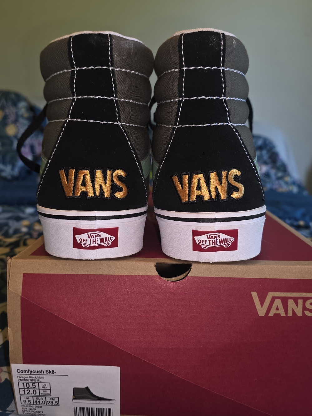 Vans Sk8-Hi Men's High-Top Sneakers in Olive/Black